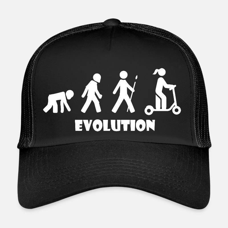 E-Scooter Roller Scooter - Casquette trucker  - noir/noir