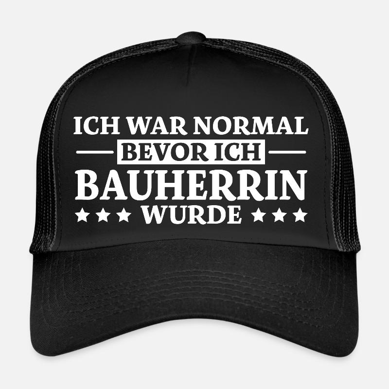 Bauherrin Spruch Bauherr Lustig Bauherrin Geschenk Trucker Cap