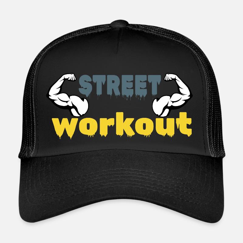 Street Workout - Trucker Cap - black/black