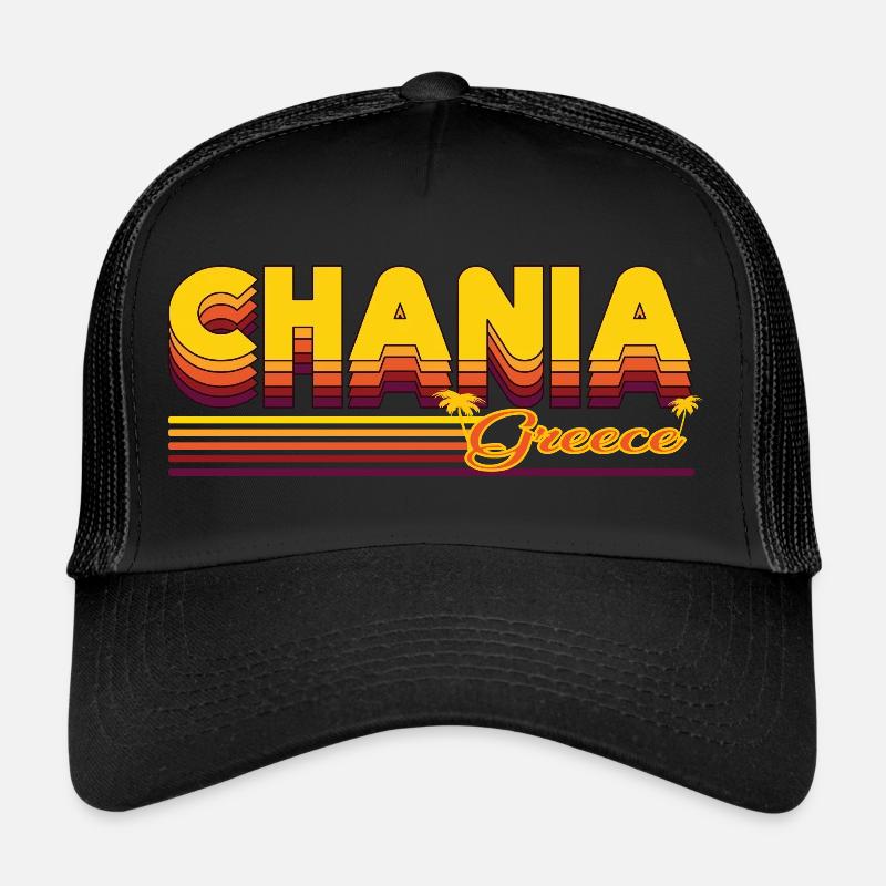 Chania: Mediterranean retro design Trucker Cap