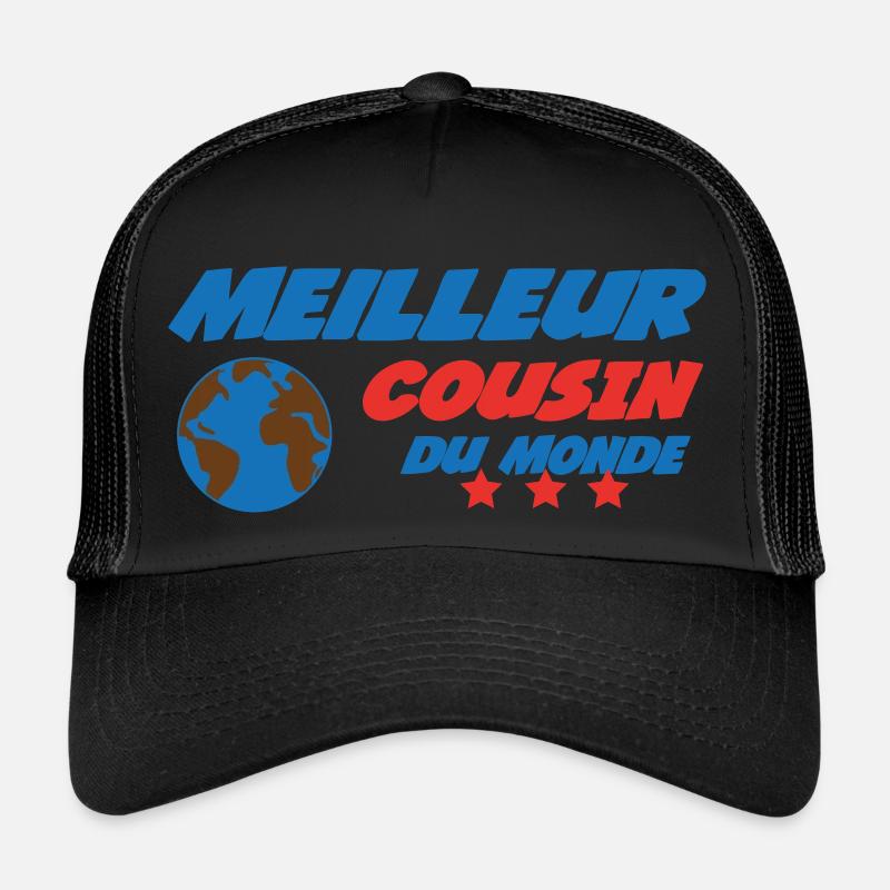 Meilleur COUSIN du monde Casquette trucker 