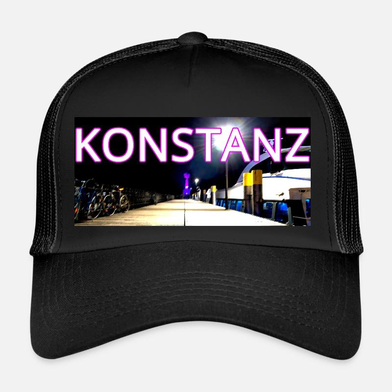 Point de repère de Constance le soir avec Bridge Bicycles Casquette trucker 