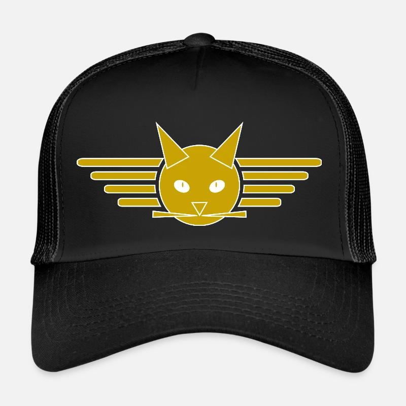 Conception créative de t-shirt Ailes de chat Casquette trucker 