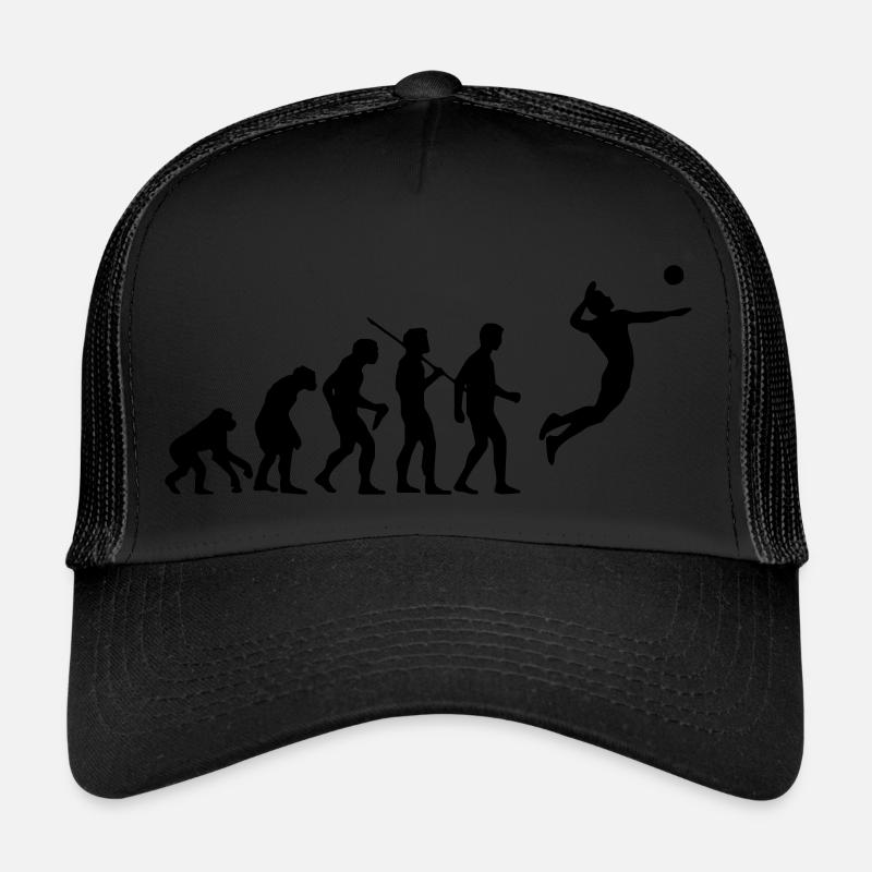 Volleyball Evolution Trucker Cap