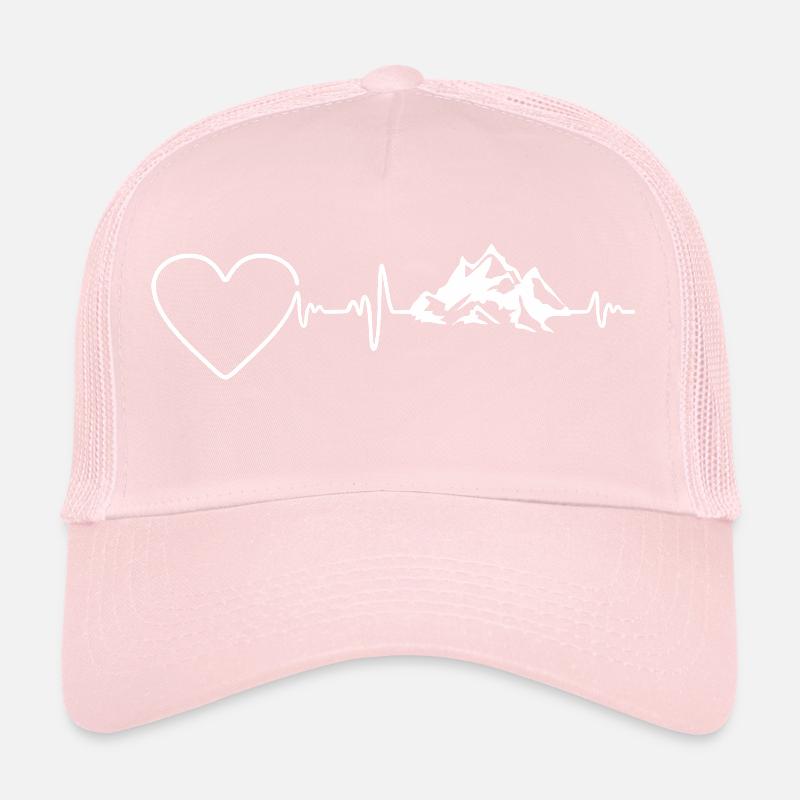 Montagnes Heartbeat 2 Casquette trucker 