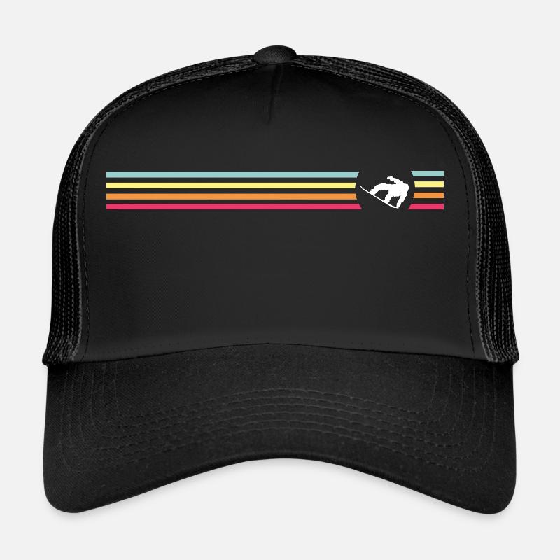 Snowboard Retro Design Casquette trucker 