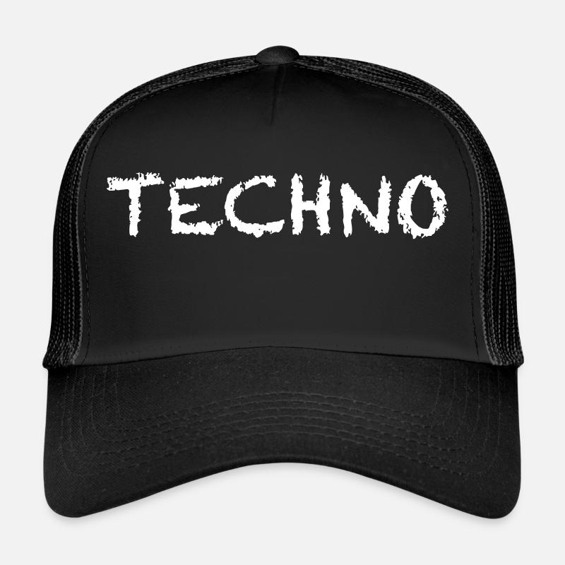 Techno chalkduster Raveklamotten Technoklamotten Trucker Cap