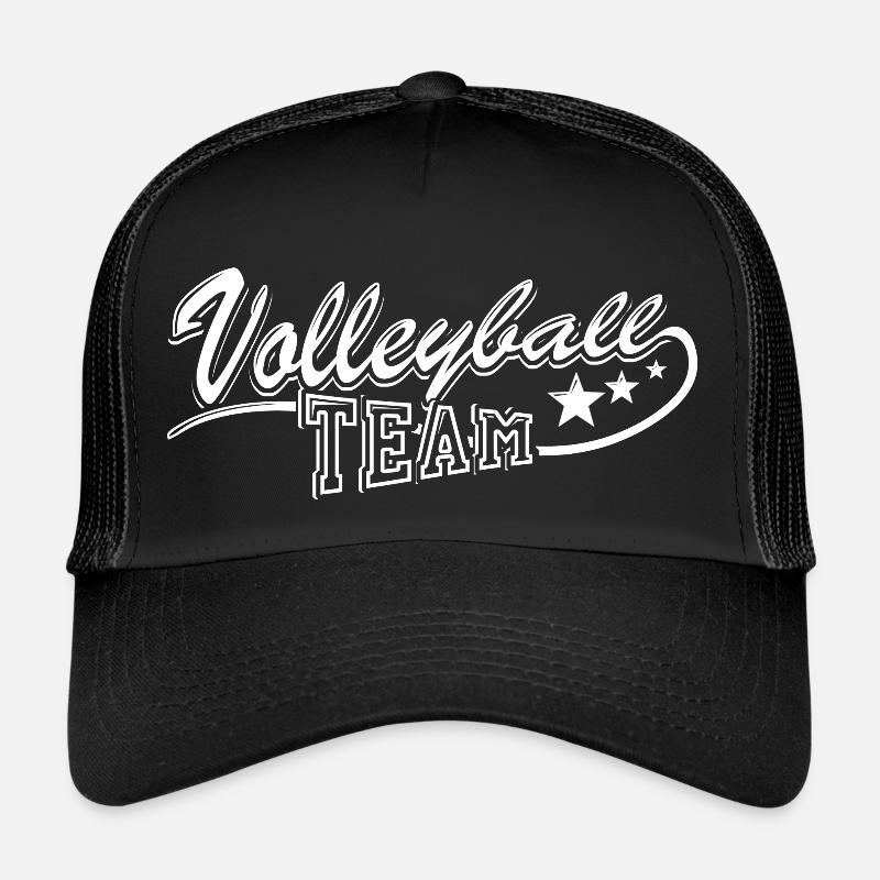 Volleyball Team - Trucker Cap - Schwarz/Schwarz