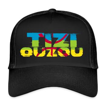 Tizi Ouzou - Casquette trucker  - noir/noir - Devant