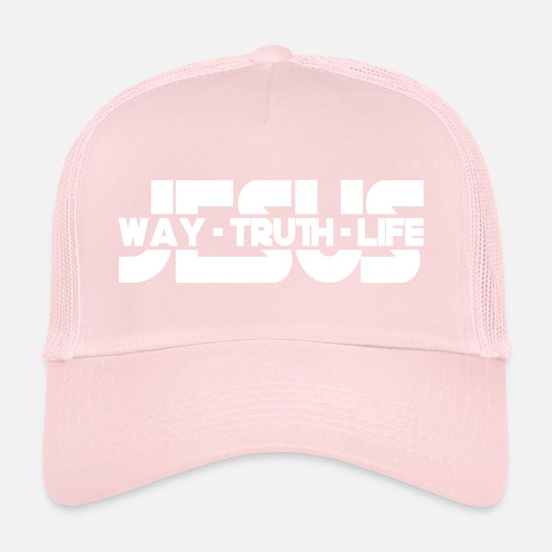 Jesus Weg Wahrheit Leben B Trucker Cap