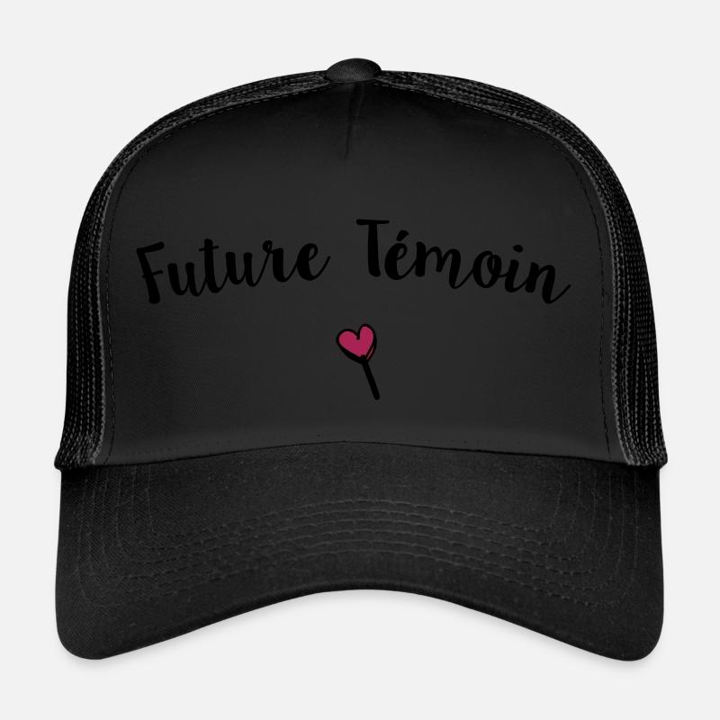 Future witness - Trucker Cap - black/black