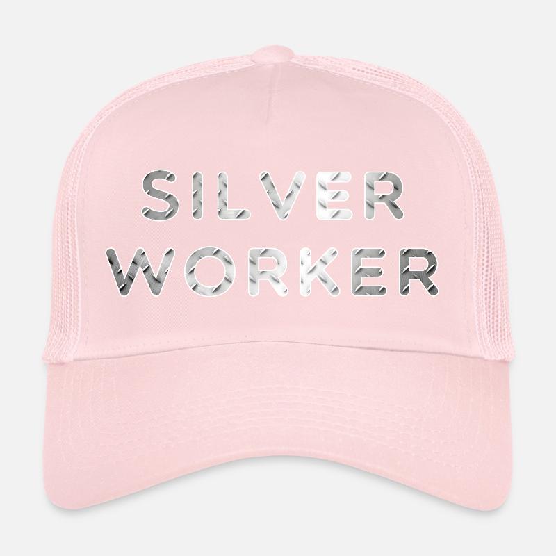 SILVER WORKER Generation 50 Plus gift Trucker Cap