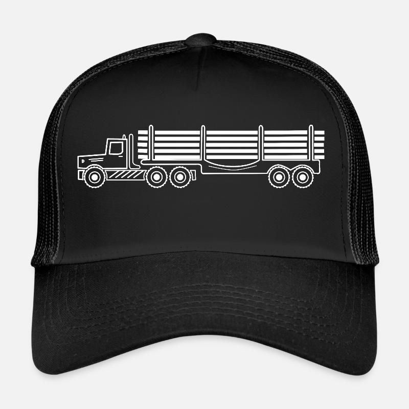 Traktortransporter - Trucker Cap - Schwarz/Schwarz