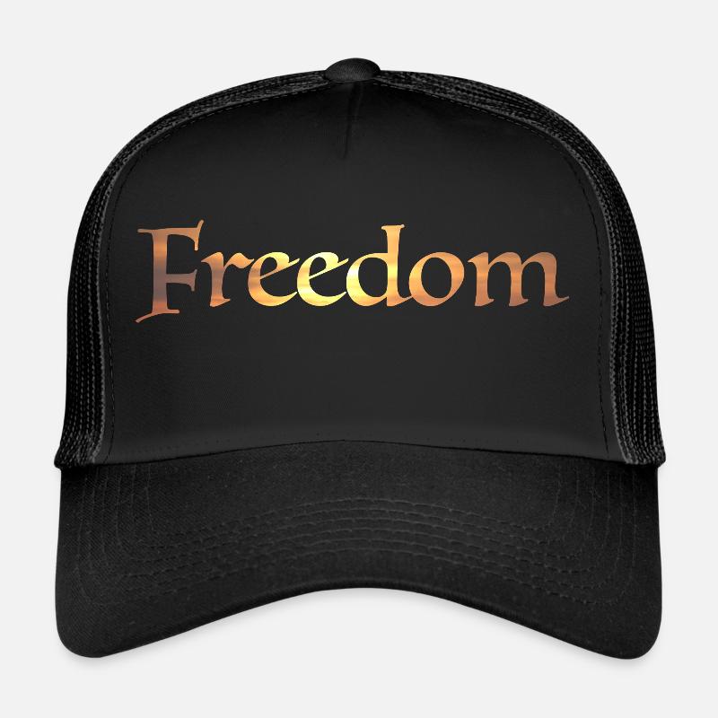 Liberté - Casquette trucker  - noir/noir
