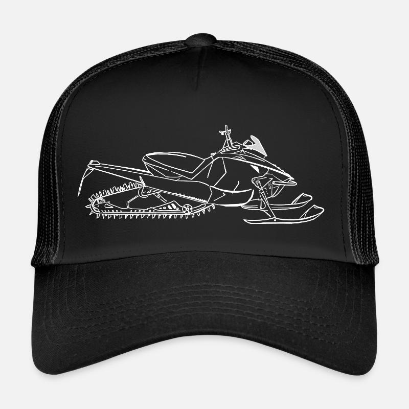 Snowmobile - Trucker Cap - black/black