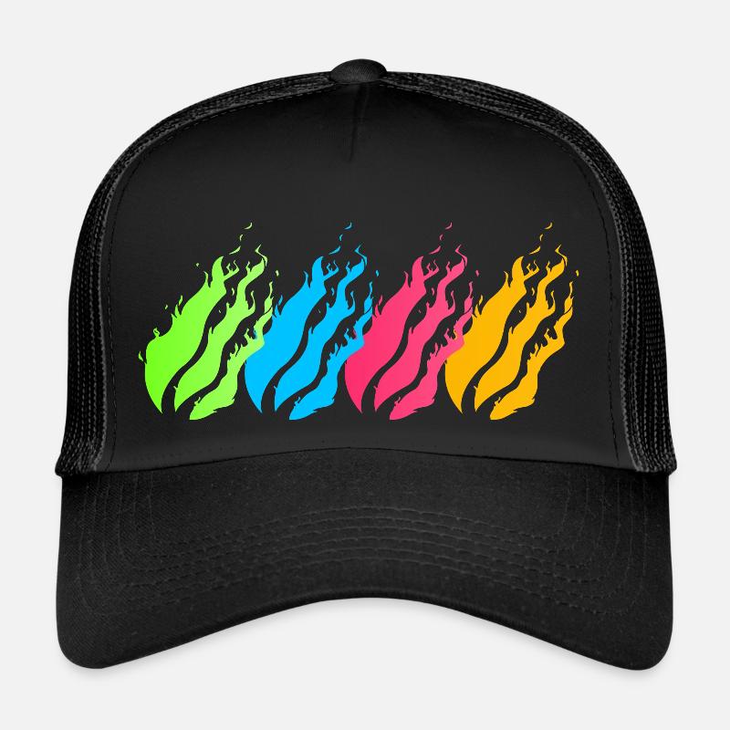 Boule de feu Néon Casquette trucker 