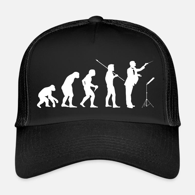 Dirigent Chorleiter Dirigieren Geschenk Orchester - Trucker Cap - Schwarz/Schwarz