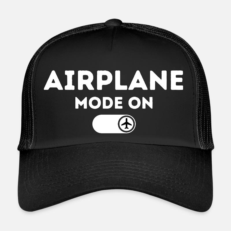 Airplane mode on Casquette trucker 