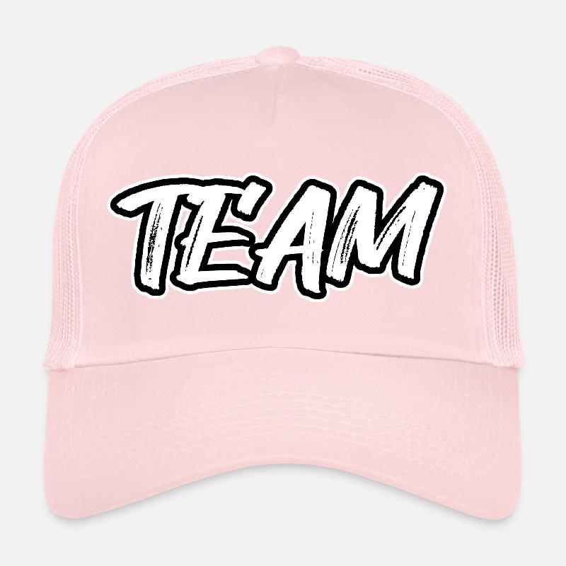 Team, white Trucker Cap
