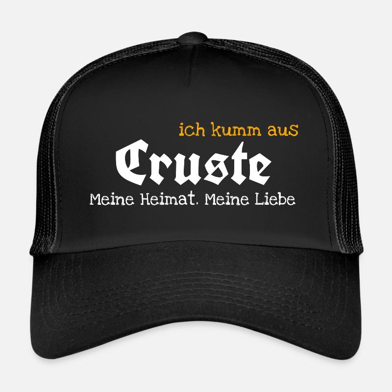 Crostau - Trucker Cap - Schwarz/Schwarz