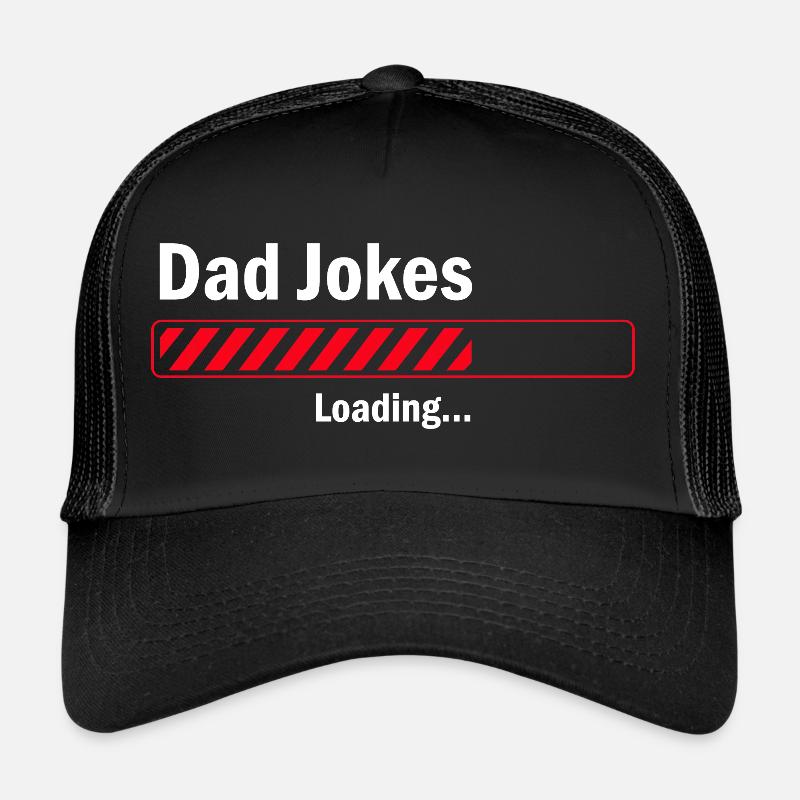 Dad Jokes Loading Trucker Cap