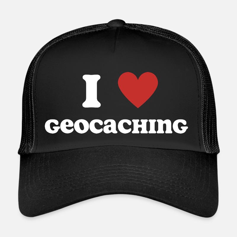 J’adore le géocaching Casquette trucker 