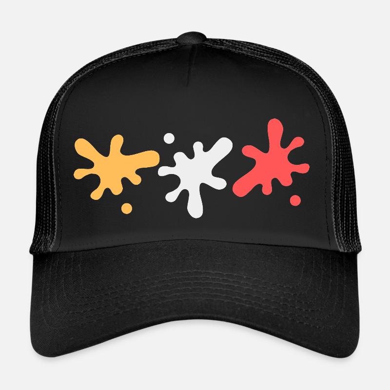 Color spots in lesbian Pride colors Trucker Cap
