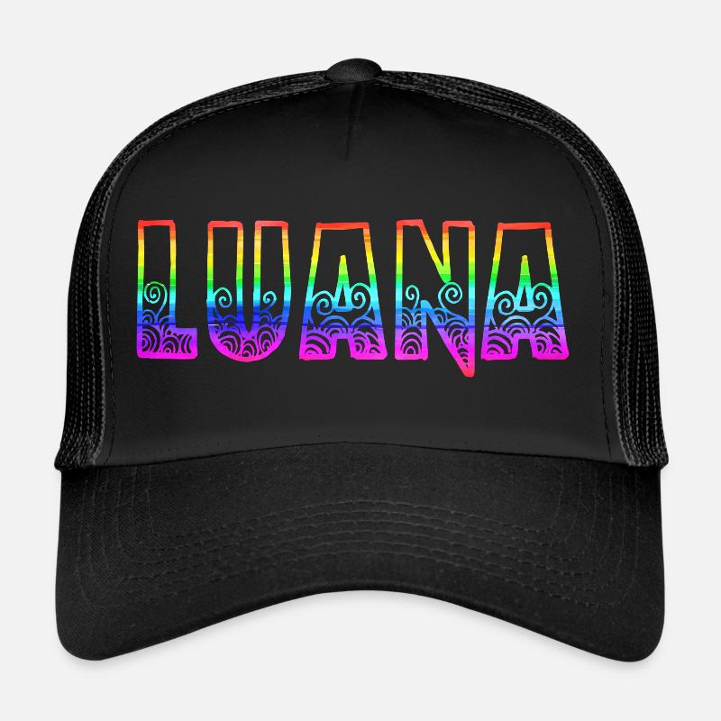 luana rs arc-en-ciel Casquette trucker 