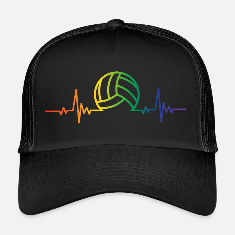 volley ball electroencephalogram Design for a Trucker Cap