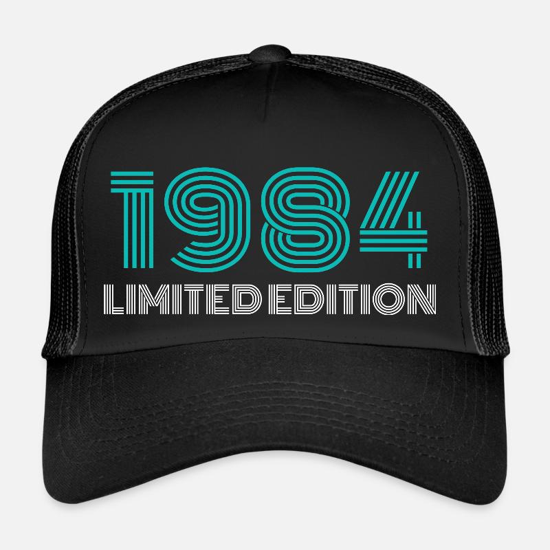 Conception d'anniversaire en édition limitée de 1984 Casquette trucker 