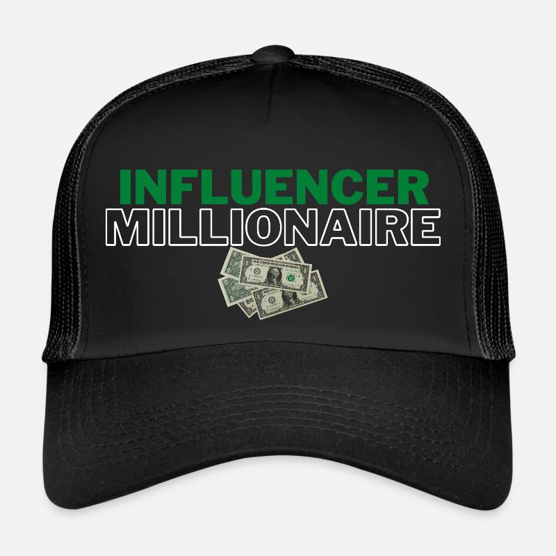Influenceur Millionnaire Casquette trucker 