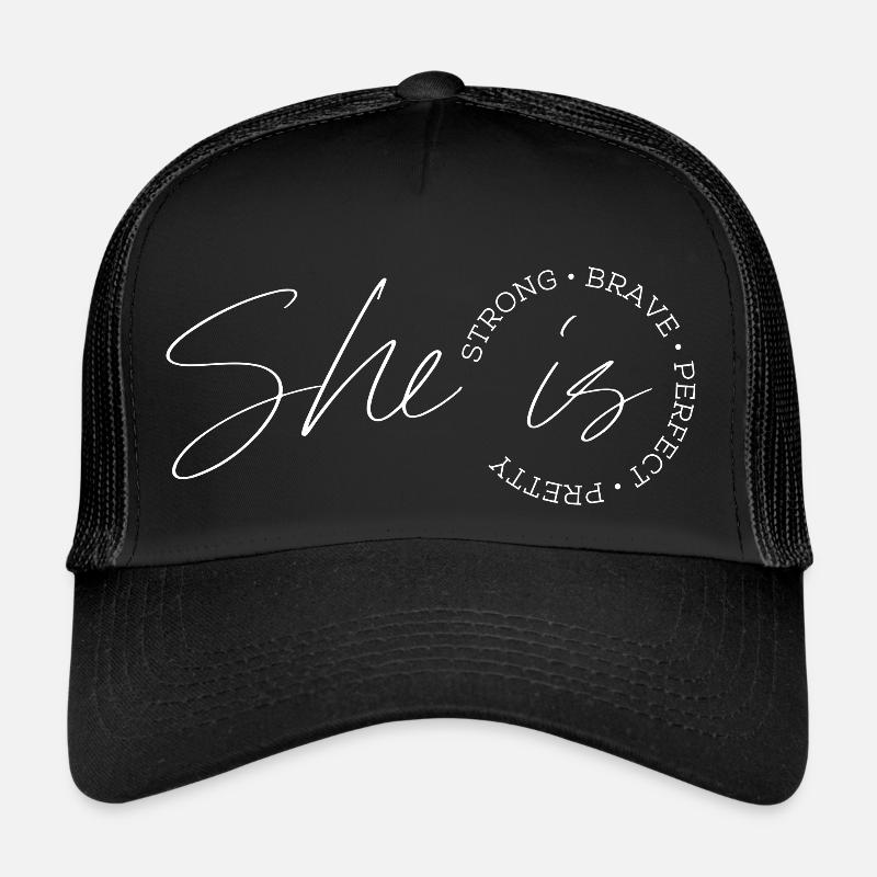 She is strong brave perfect pretty Casquette trucker 