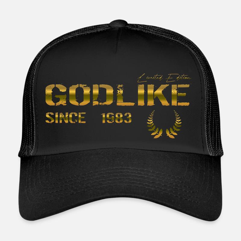 Godlike since 1983 Trucker Cap
