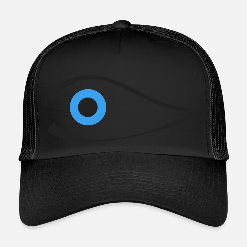 L’œil peut vous voir Couleur changeable Casquette trucker 