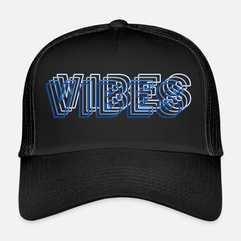 Vibes abstrakt blau Trucker Cap