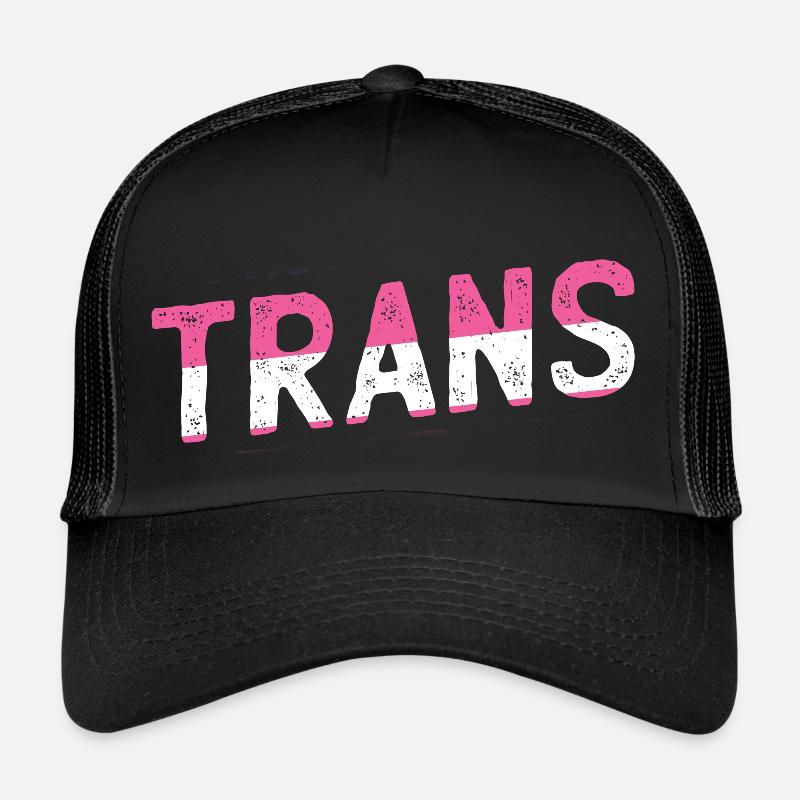 Trans - Casquette trucker  - noir/noir