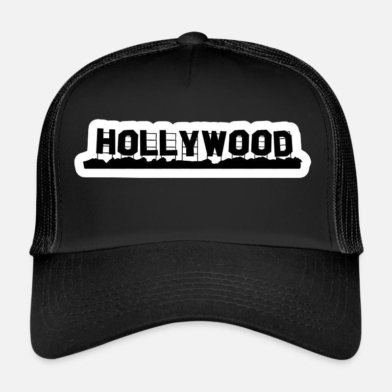 Hollywood - Trucker Cap - black/black