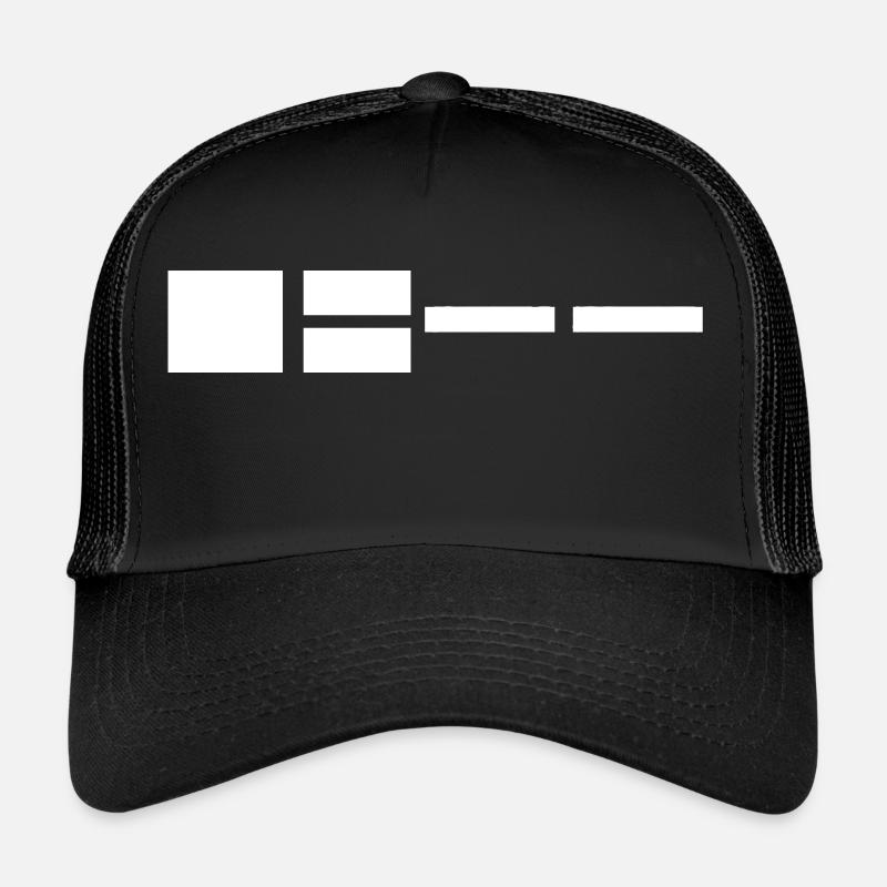 K-- - Trucker Cap - Schwarz/Schwarz