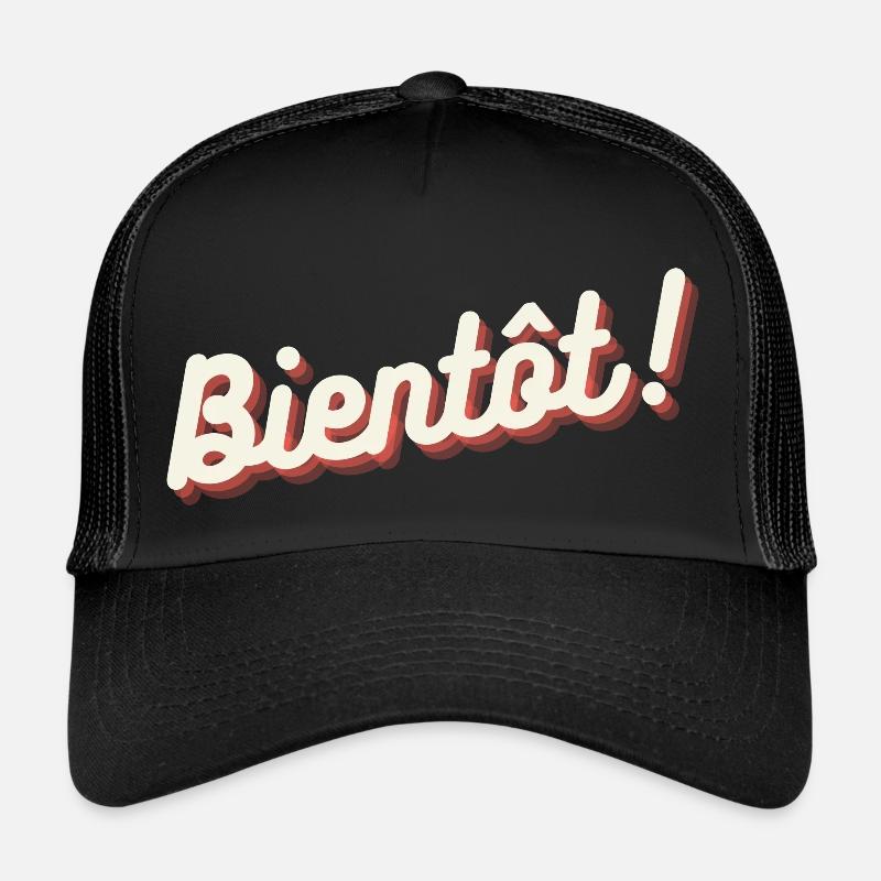 Bientôt - Trucker Cap - Schwarz/Schwarz