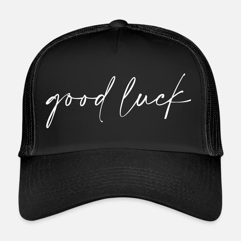 Viel Glück Weiß Trucker Cap