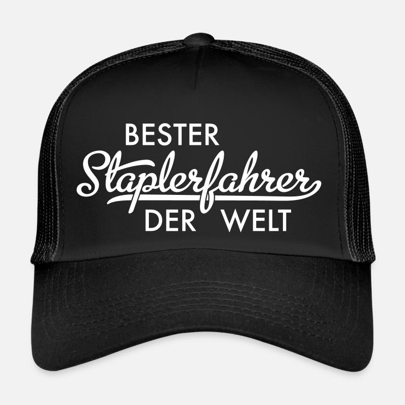 Staplerfahrer - Trucker Cap - Schwarz/Schwarz