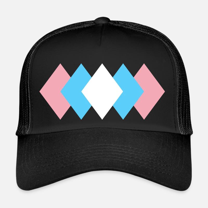Fierté transgenre subtile Casquette trucker 