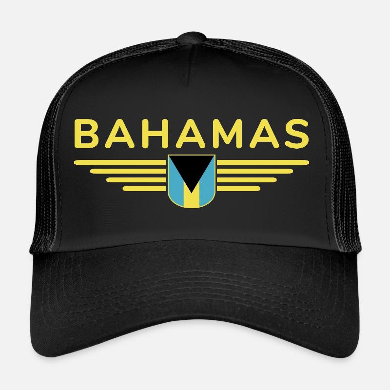 Fans des Bahamas : Design tropical Casquette trucker 