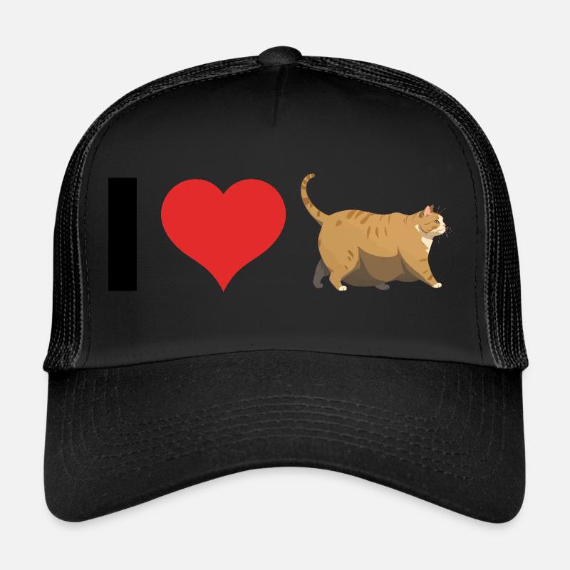 Ich Liebe Chonker - Fat Cat Meme Trucker Cap