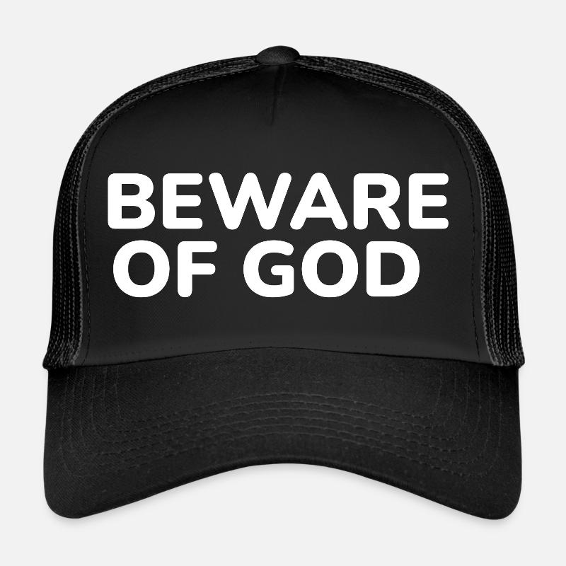 warning 2 - Trucker Cap - black/black