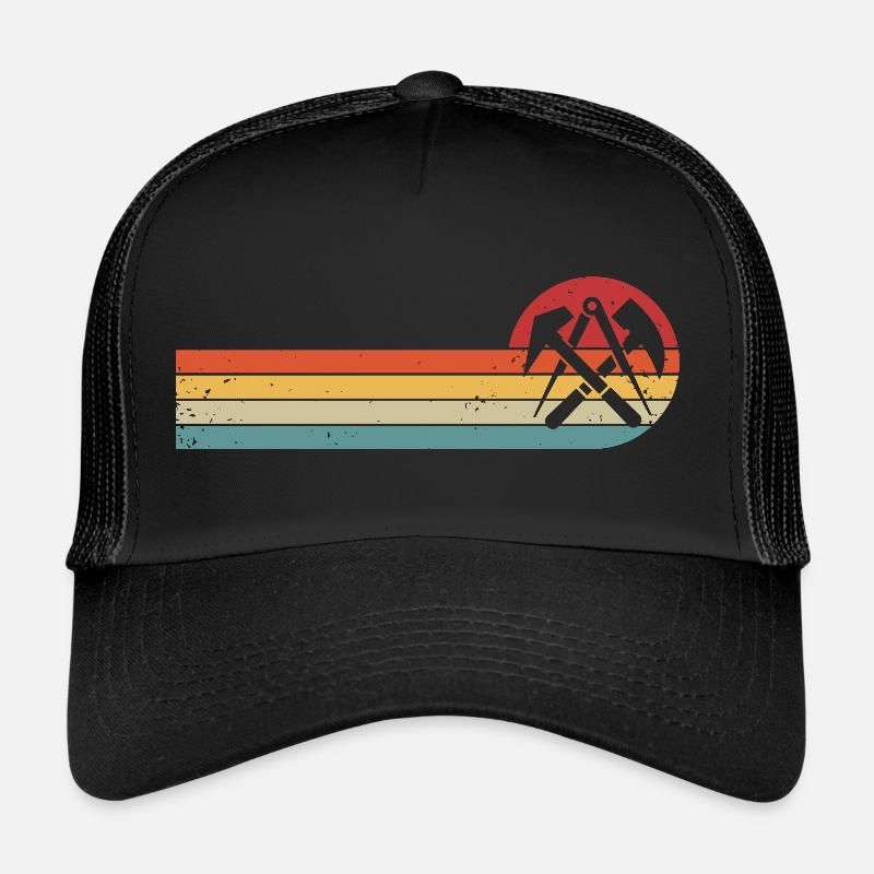 Dachdecker Zunftzeichen Dachdeckermeister Trucker Cap