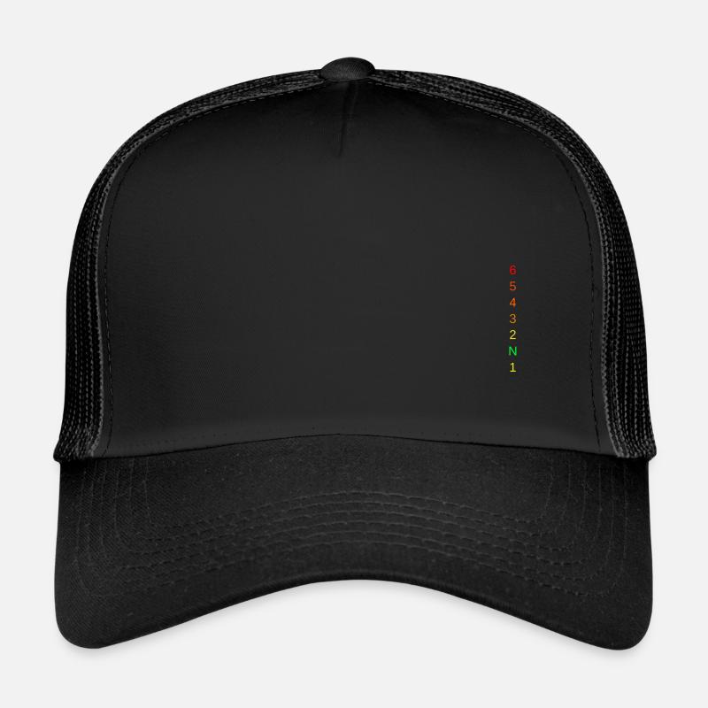 MotorcycleGears - Trucker Cap - Schwarz/Schwarz