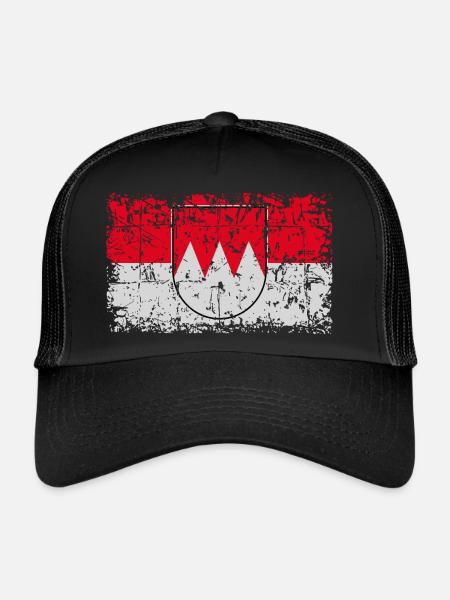 Franken - Trucker Cap - Schwarz/Schwarz