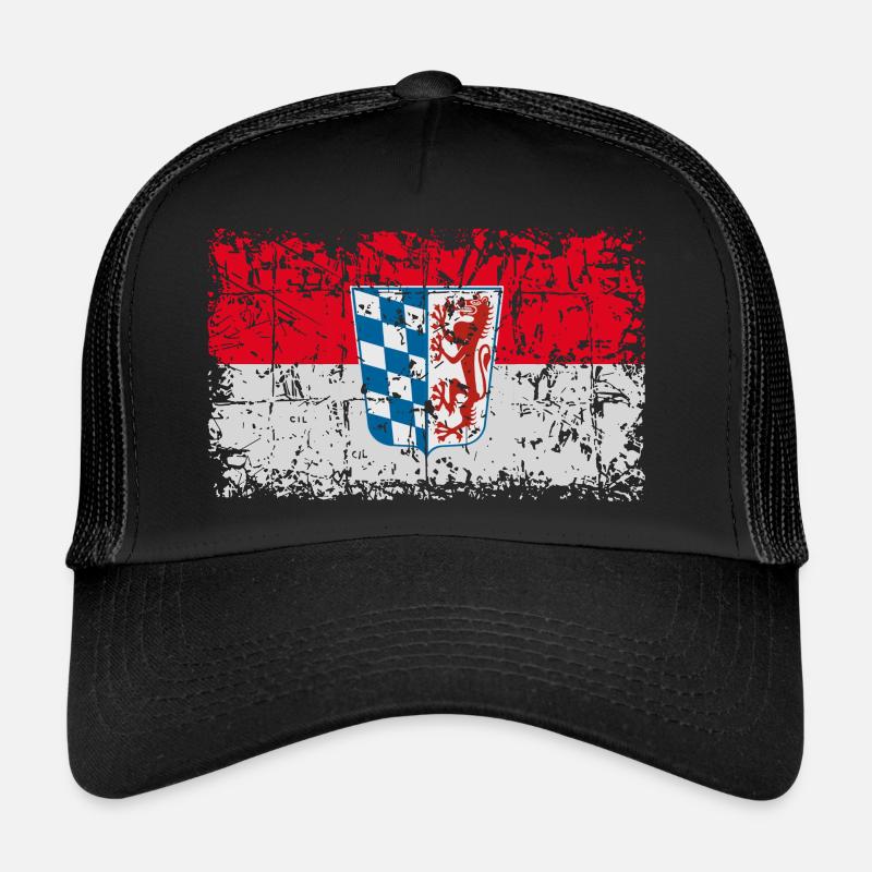 Niederbayern - Trucker Cap - Schwarz/Schwarz