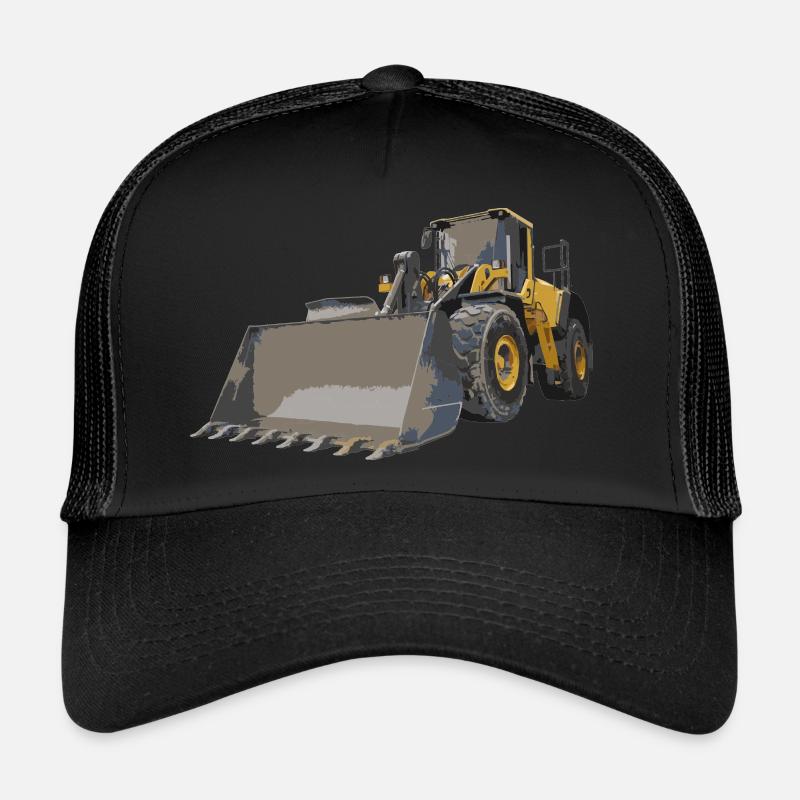 Radlader - Trucker Cap - Schwarz/Schwarz